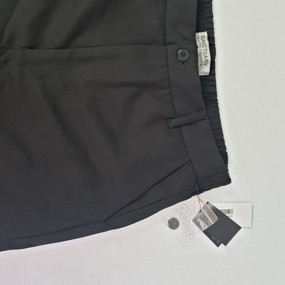 Sanctuary Men's Slim-Fit Pants Size XXL Active Trouser Black NWT - Picture 7 of 14